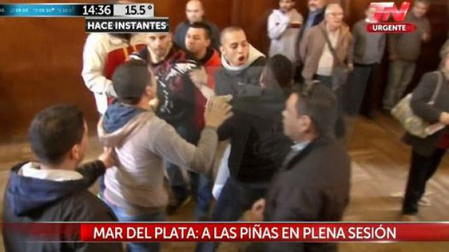 escandalo consjo deliberante Mar del Plata