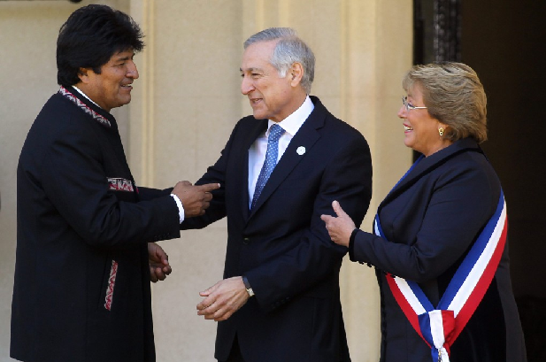 Evo Morales y Bachelet