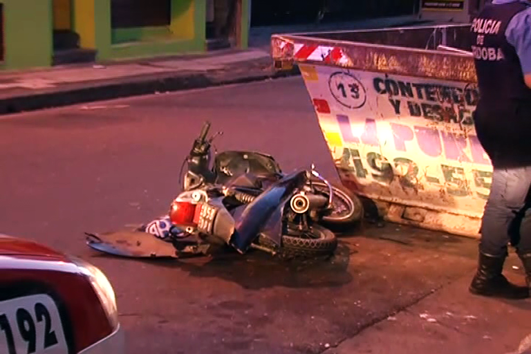 accidente moto cba