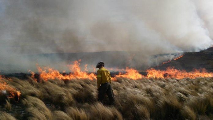 incendio Altas cumbres