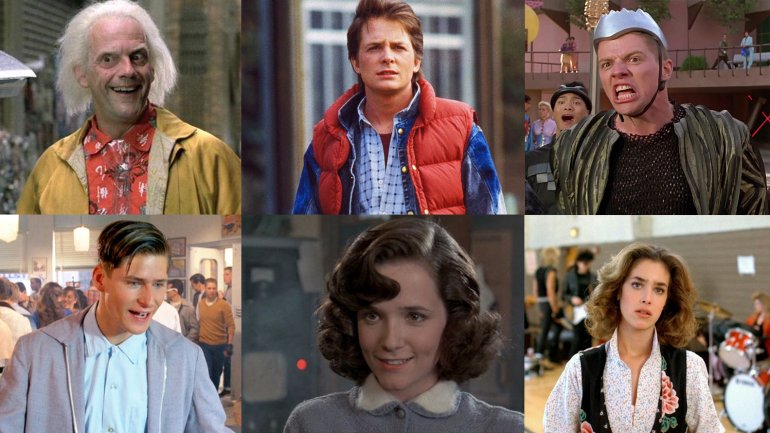 protagonistas de volver al futuro