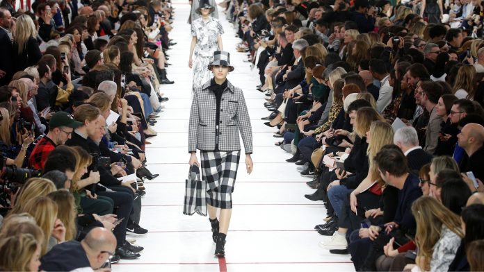 Dior show at Paris Fashion Week