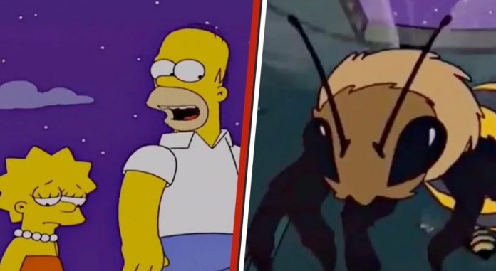 los simpsons avispas gigantes