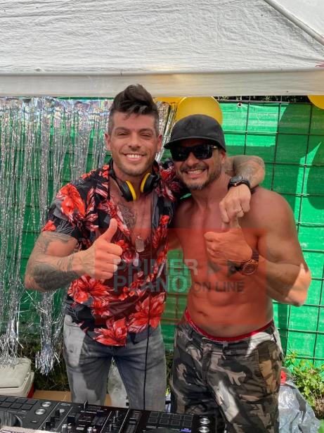 Cristian U fue el DJ de una fiesta clandestina