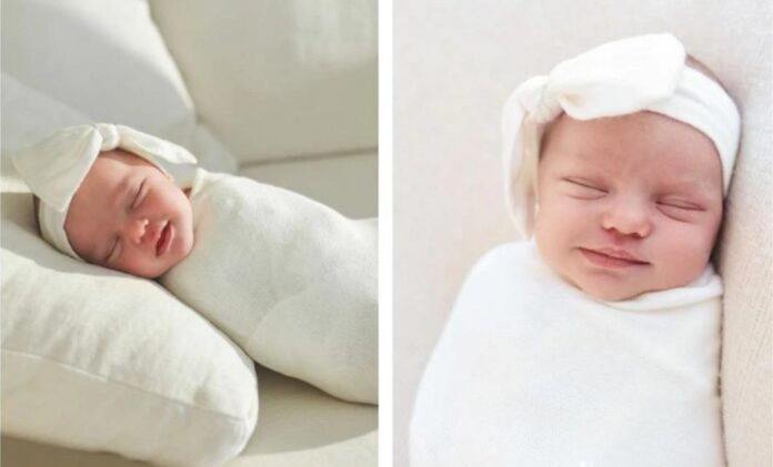 Pampita publicó la primera producción de fotos de su hija, Ana