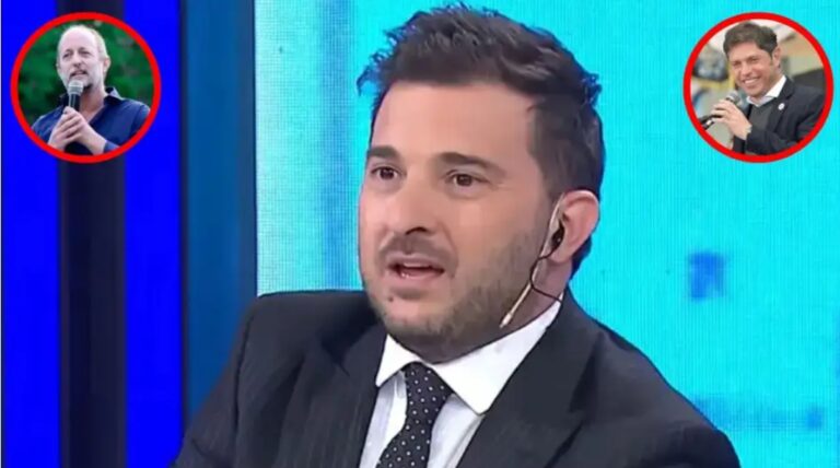 Diego Brancatelli fue lapidario con Insaurralde pero defendió a Axel Kicillof