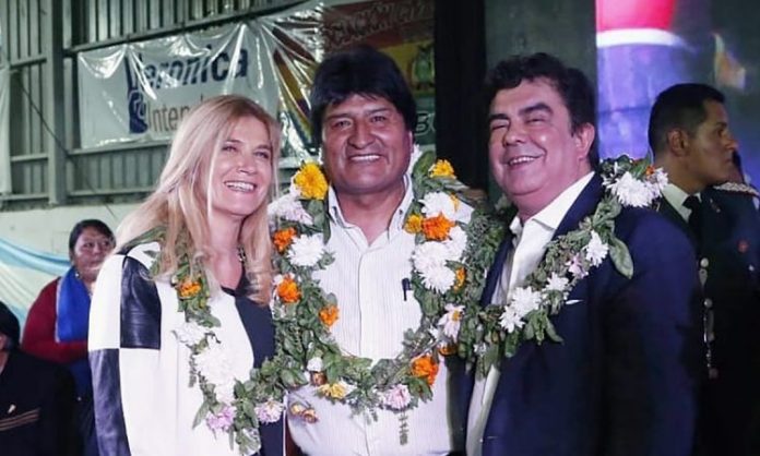 evo morales en argentina