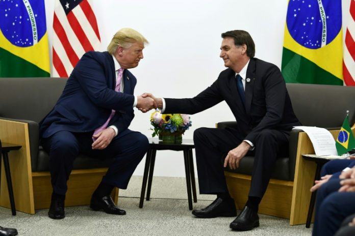 trump con Bolsonaro