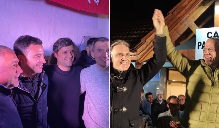 FOTO: Luis Juez y De Loredo festejaron en Jesús María; Llaryora, en Villa General Belgrano.